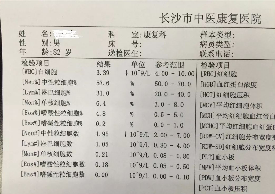 臭氧大自血在白细胞减少综合症中的应用